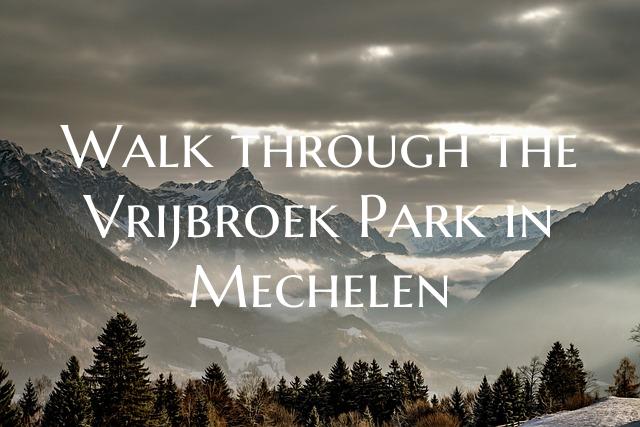 Walk through the Vrijbroek Park in Mechelen