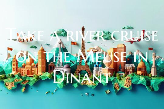 Take a river cruise on the Meuse in Dinant