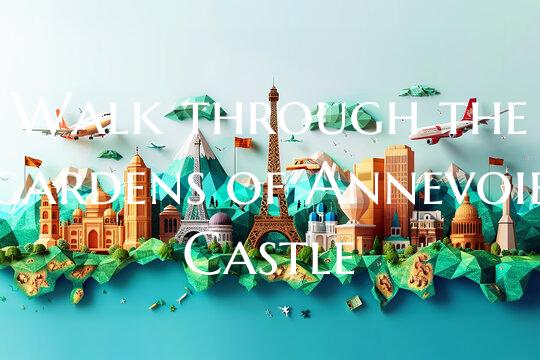 Walk through the gardens of Annevoie Castle